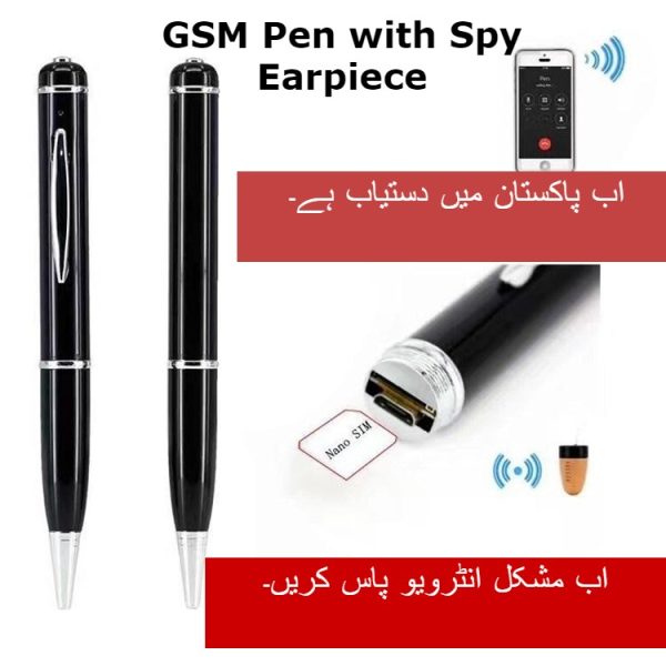 Spy Earpiece with GSM Pen in Pakistan - Image 2